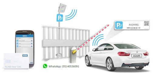 Control de acceso RFID inalámbrico para vehículos