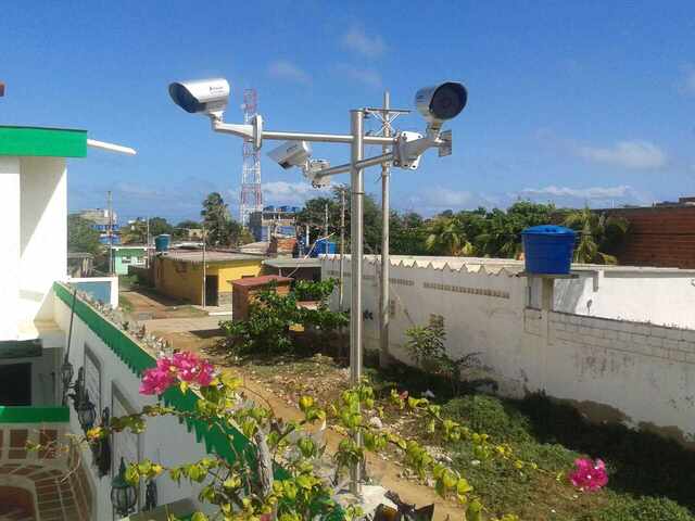 instalacion de video camaras de seguridad en posada turistica